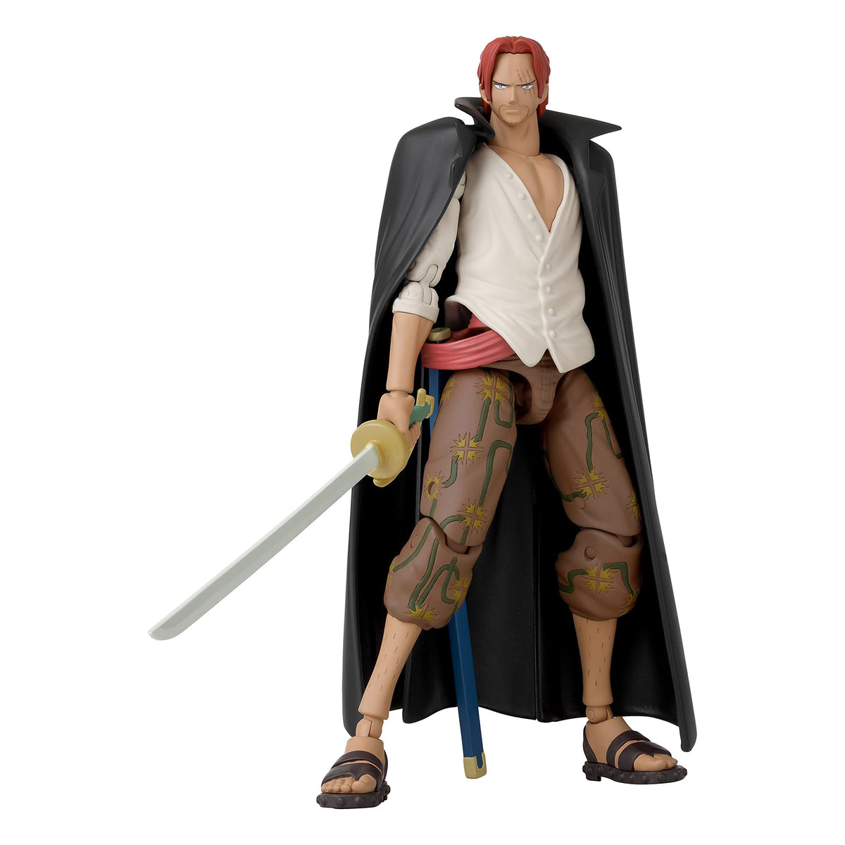 ANIME HEROES Shanks action figure front view for display and posing.