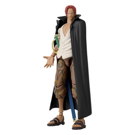 ANIME HEROES Shanks packaging inspired by manga enhances shelf appeal.