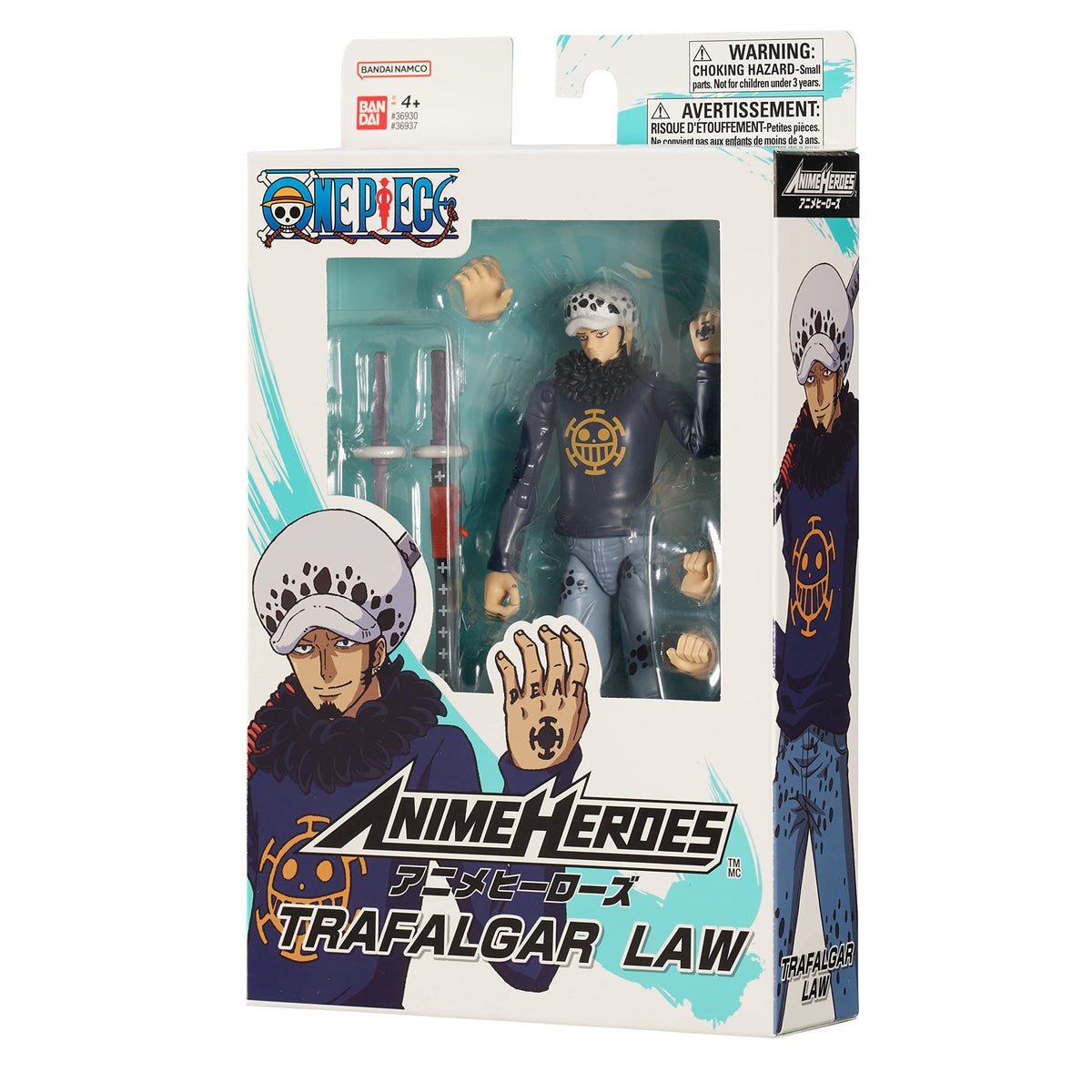 ANIME HEROES Trafalgar Law ready for shelf or diorama setups