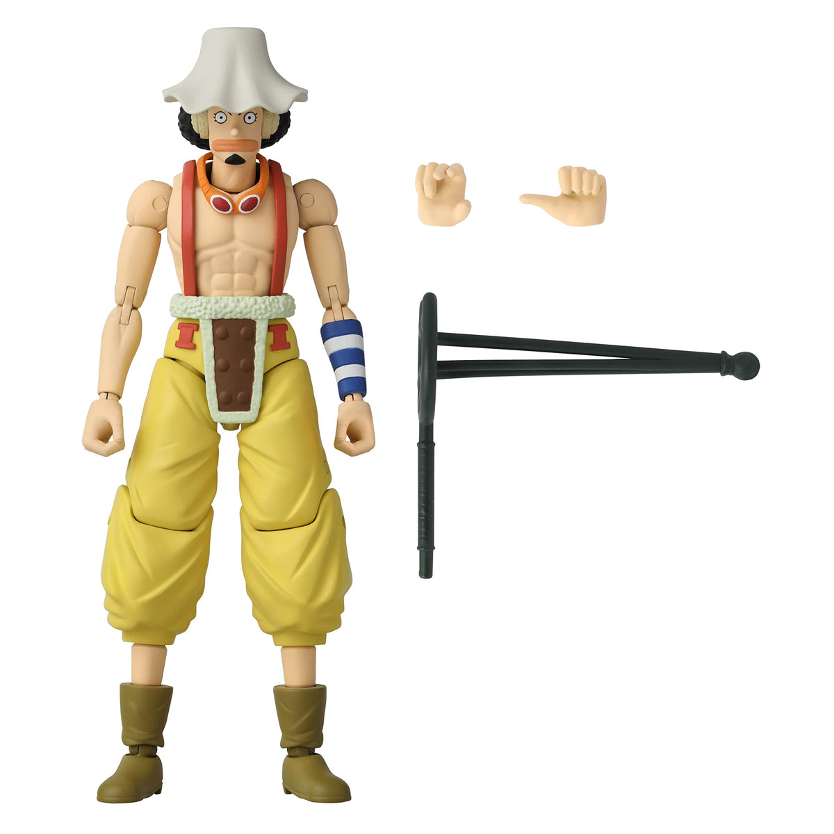 ANIME HEROES Usopp manga-inspired packaging enhances display appeal
