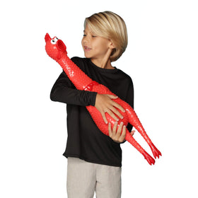 Animolds Bright Holiday Rubber Chicken ready to brighten stockings and parties.