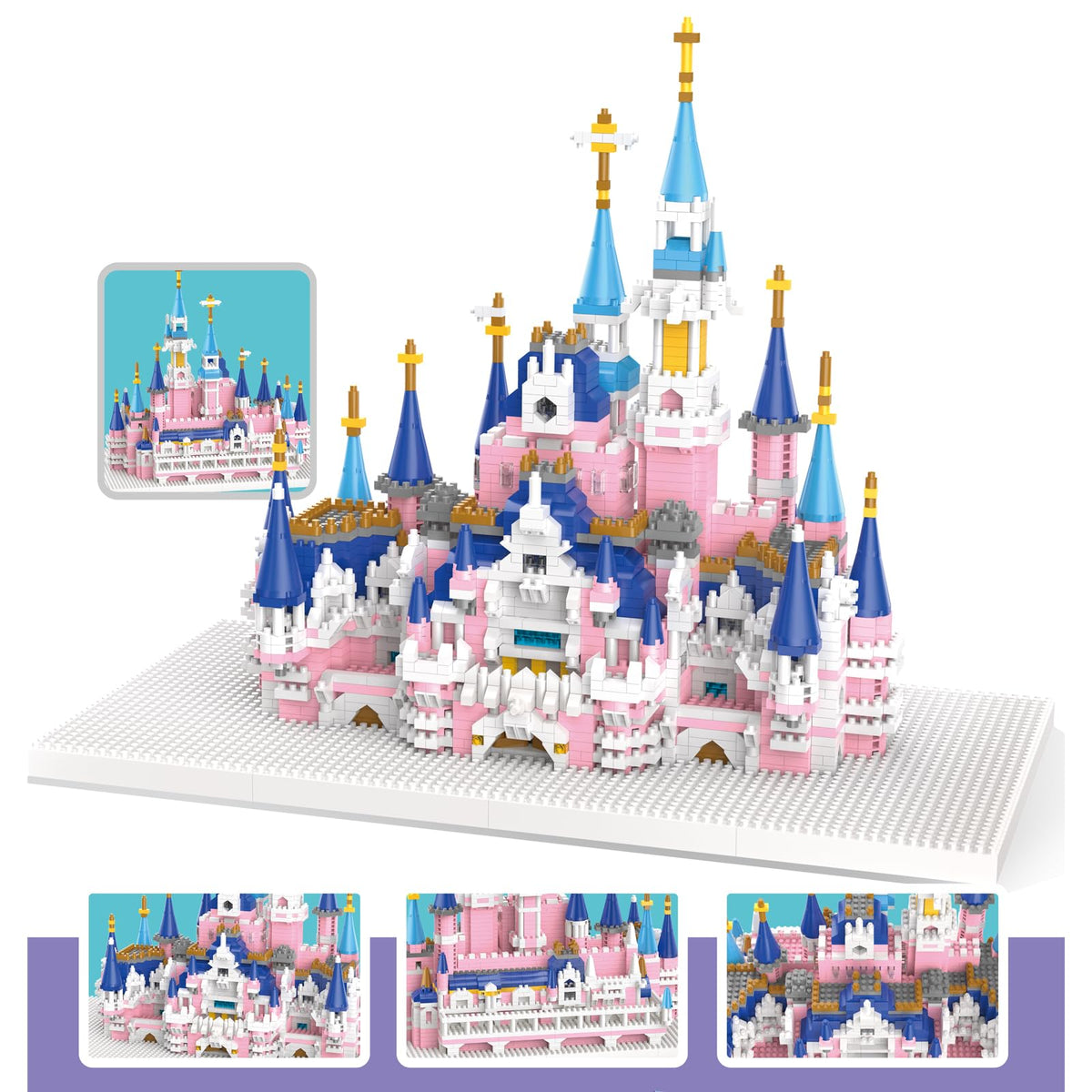 Aningde 3008-piece kit fosters patience and fine motor skills during assembly.