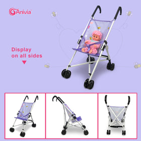 ANIVIA doll bed toy assembly demonstrating adjustable height and durability.