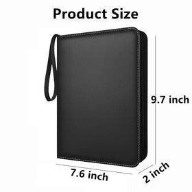 ANIXITECH 300-slots binder open showing sleeves for game card protection.