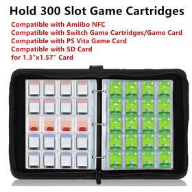 ANIXITECH 300-slots binder travel-ready compact design for on-the-go storage.