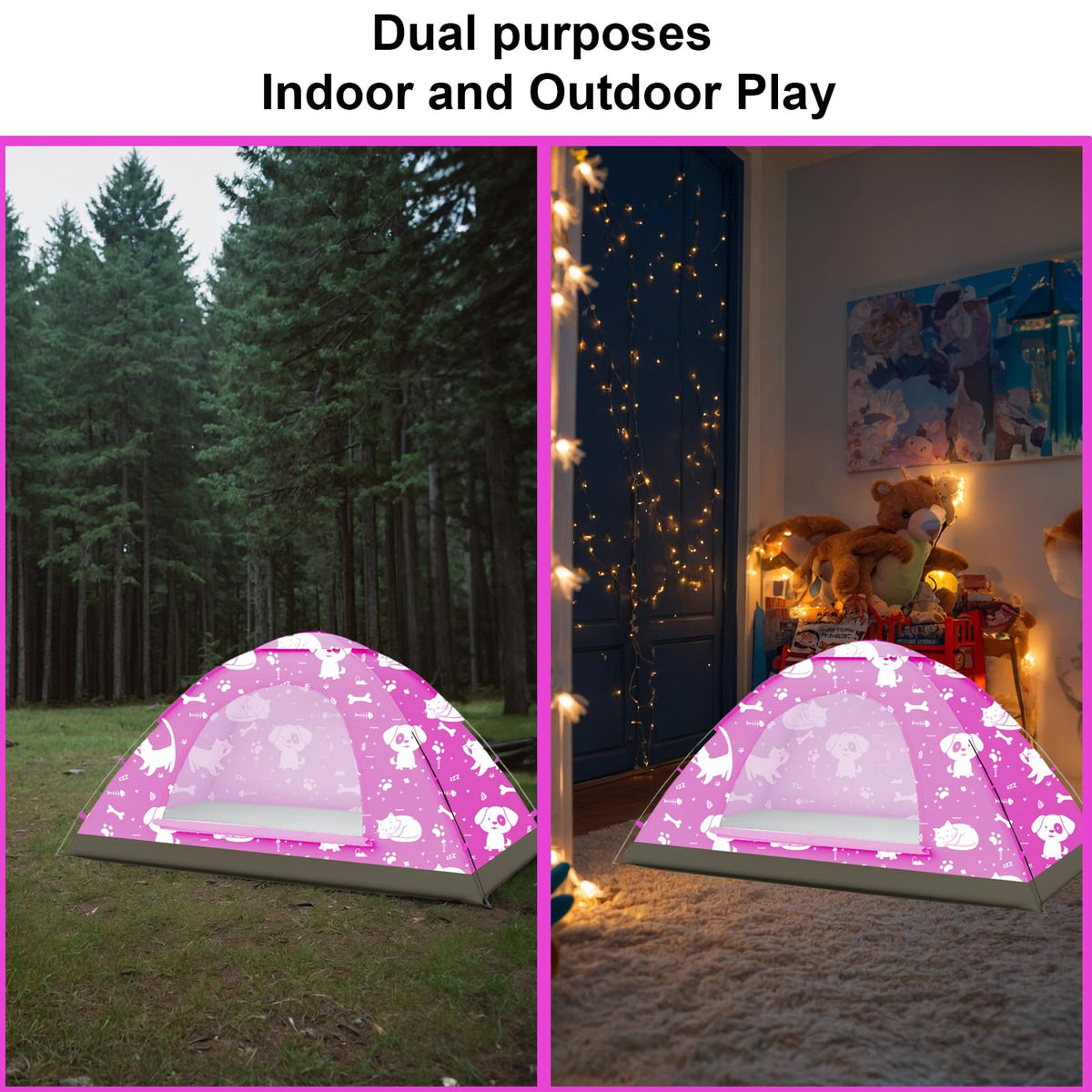 ANJ Outdoors KidzAdventure indoor play tent fits 1 or 2 kids