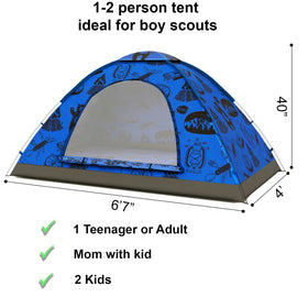 ANJ Outdoors KidzAdventure play tent set up indoors for imaginative play