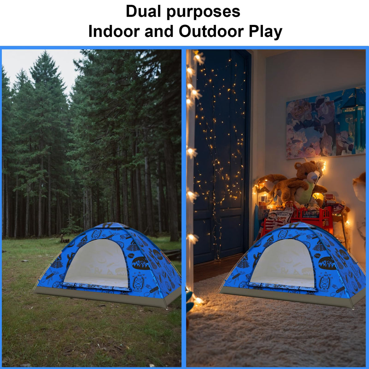 ANJ Outdoors KidzAdventure compact backpacking tent ready in minutes