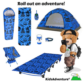 ANJ Outdoors KidzAdventure blue adventure tent ideal for camping trips