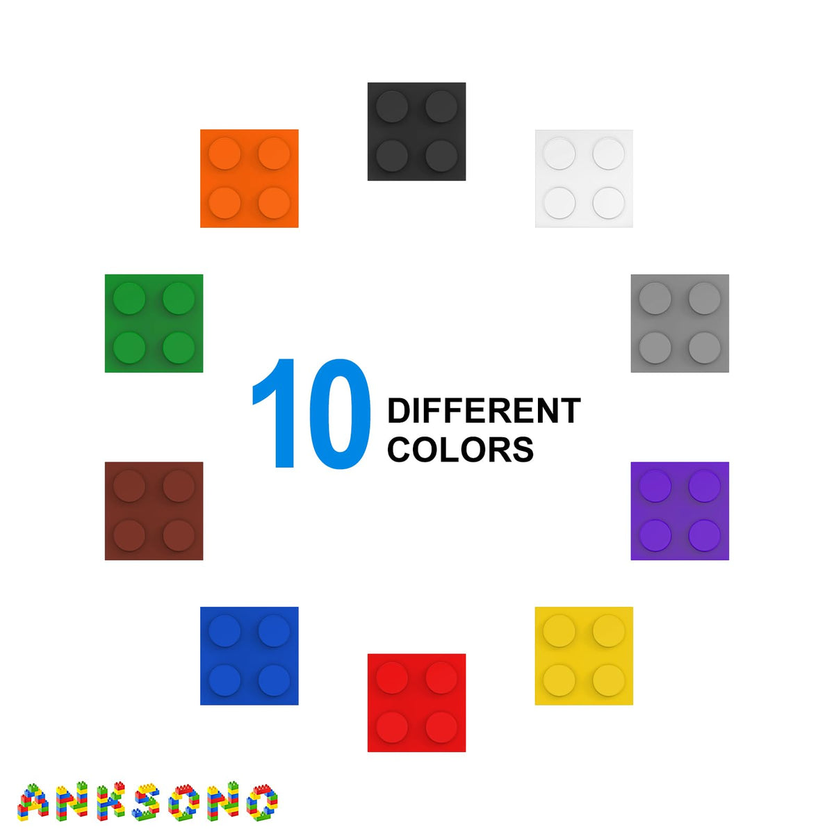 Anksono non-toxic plastic ensures safe, durable play