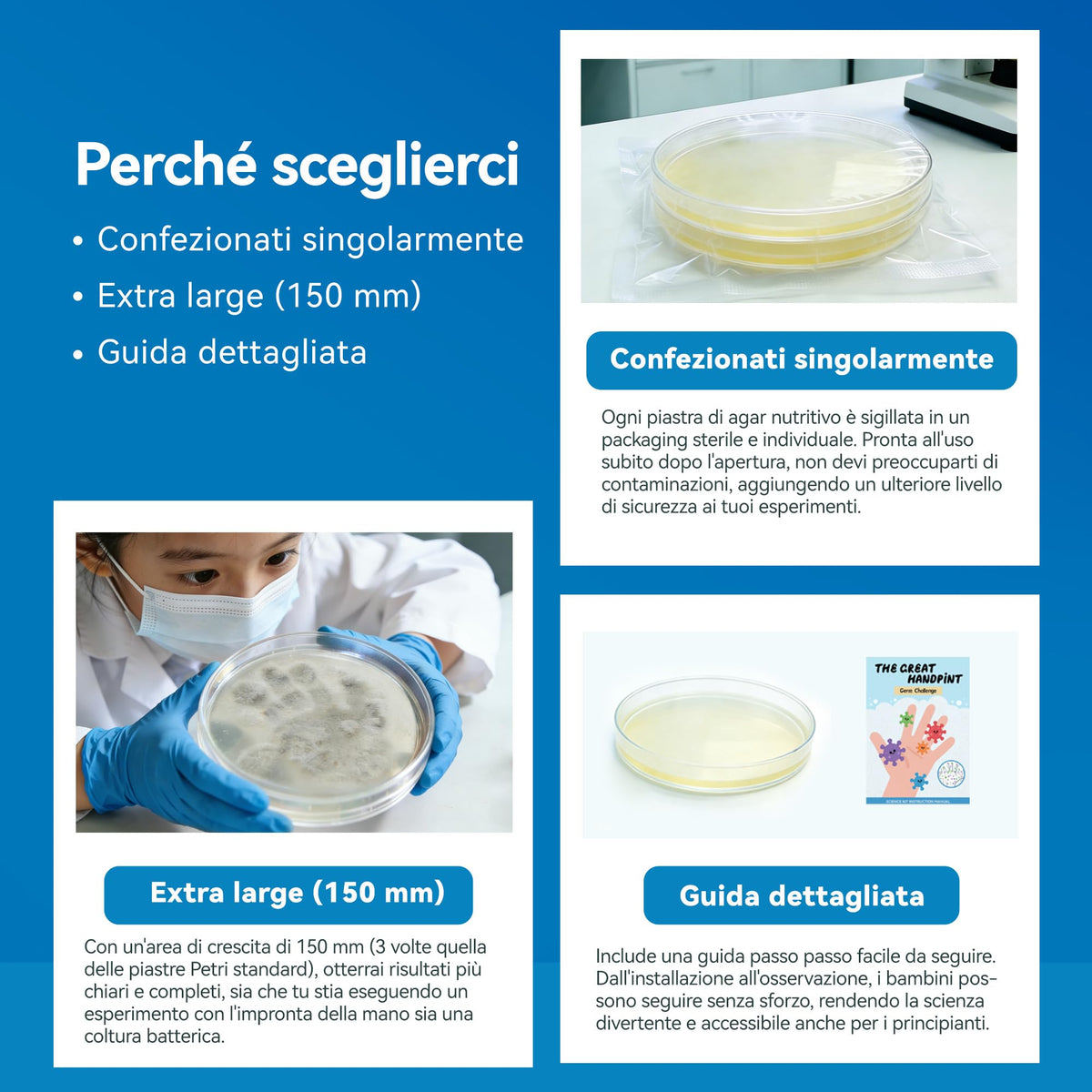 anlab sterile swabs enable safe, hands-on sampling for young scientists.