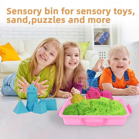 Annchwool sensory bin with sturdy handle for easy transport