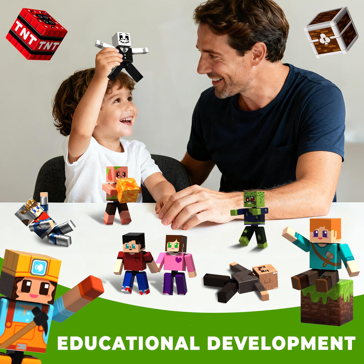 Annexfun classroom-ready magnetic blocks encourage screen-free exploration and teamwork.