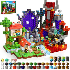 Annexfun forest portal magnetic blocks offer a colorful 400-piece set for imaginative play.