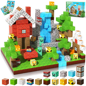 Annexfun magnetic blocks 100pcs cubes for creative building and hands on learning