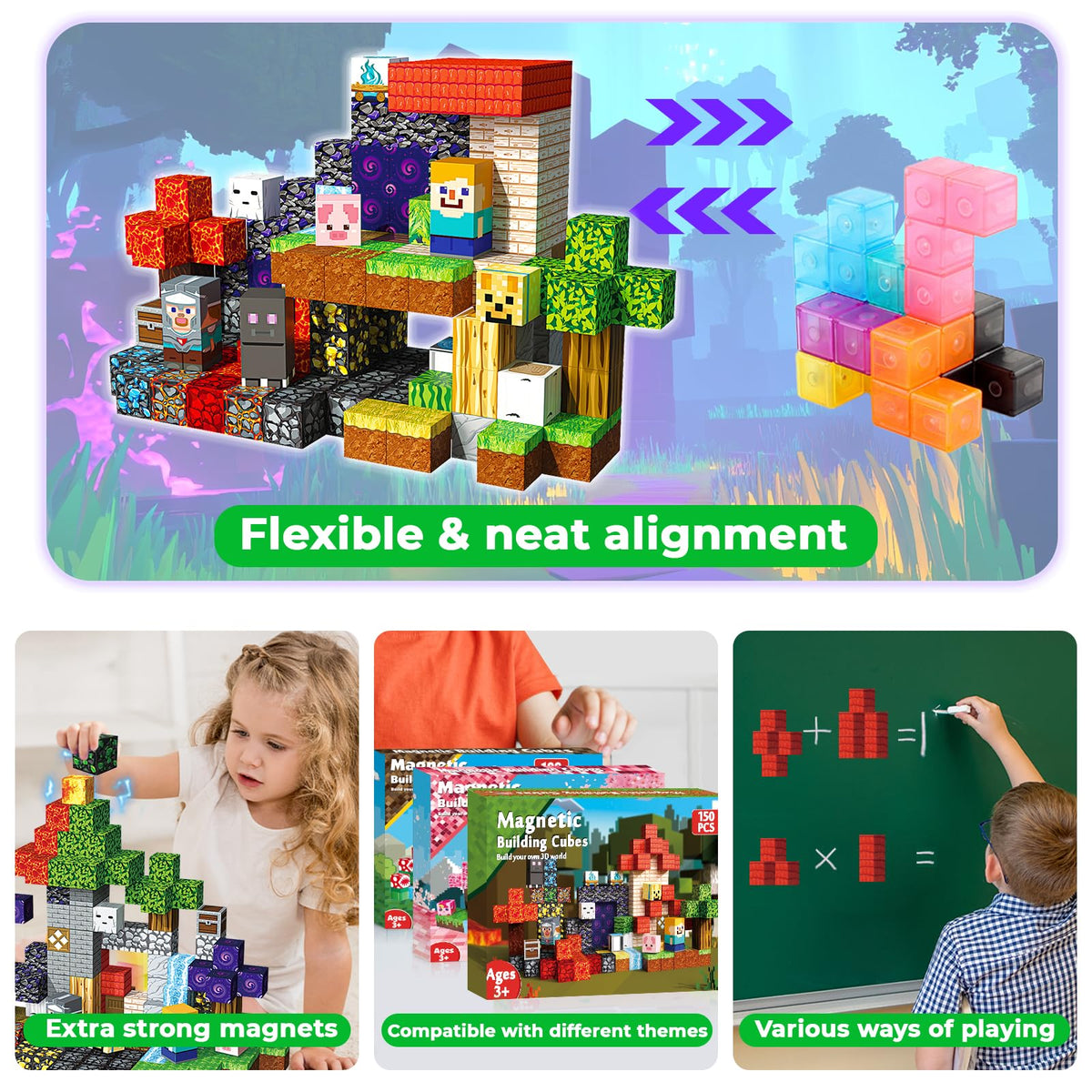 Annexfun Magnetic Blocks building play enables imaginative construction at home