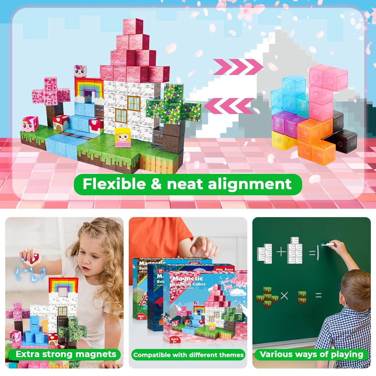 Annexfun Magnetic Blocks are great fidget toys for classroom and homes.