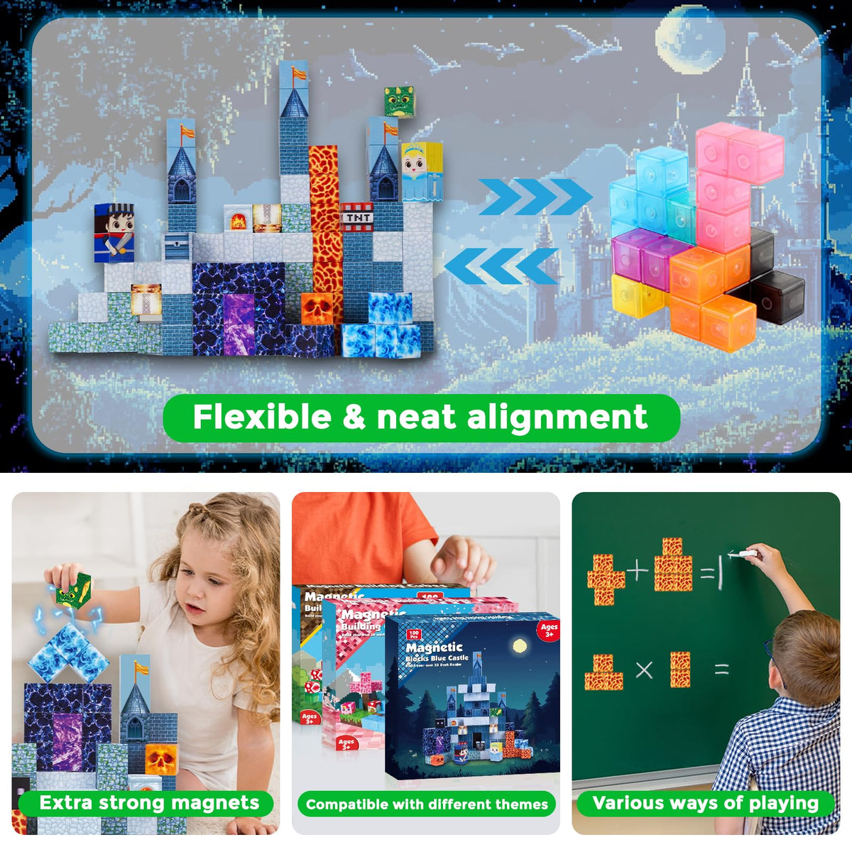 Annexfun magnetic blocks ideal for classroom or home playtime.