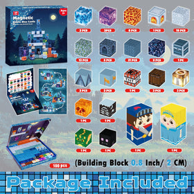Annexfun magnetic blocks colorful cubes encourage STEM exploration and hands-on learning.