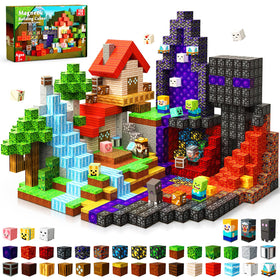 Annexfun Magnetic Blocks forest portal image show vibrant colors boosting creativity for kids