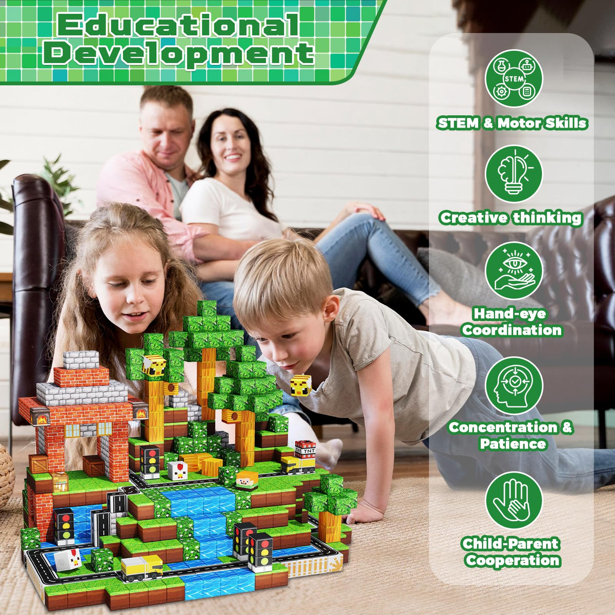 Annexfun magnetic blocks gift-ready set for birthdays and holidays.