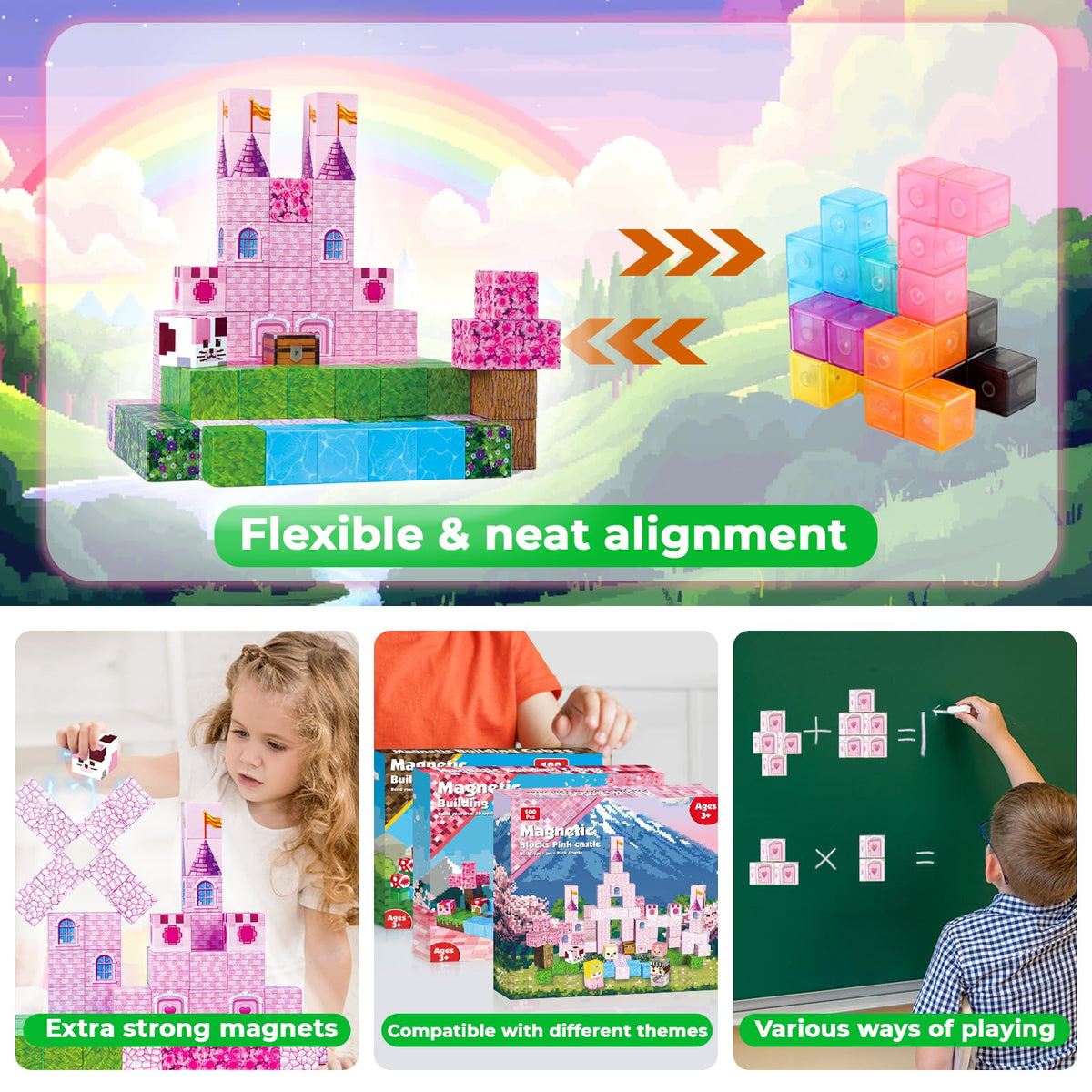 Annexfun blocks help kids focus while creating imaginative layouts.