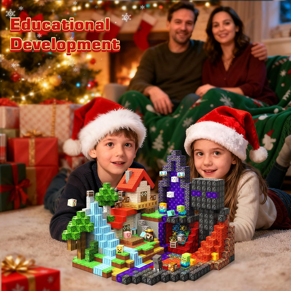 Annexfun Magnetic Blocks portable collection for play on the go