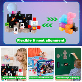 Annexfun Magnetic Blocks feature bell-like rustle during building