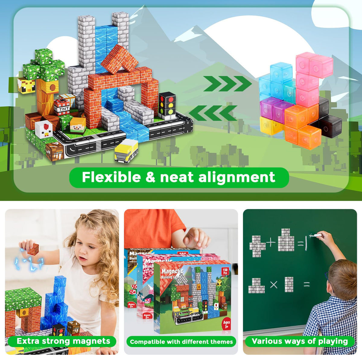 Annexfun magnetic blocks STEM learning of structures through hands-on exploration.