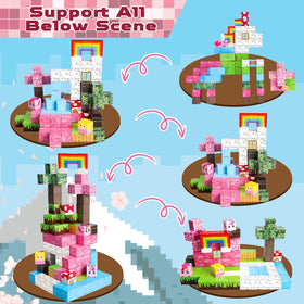 Annexfun Magnetic Blocks featuring windows and doors encourage imaginative building play.