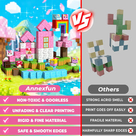 Annexfun mushroom house pieces enhance storytelling and cooperative play