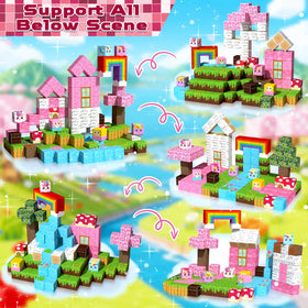 Annexfun rainbow elements for building towers and fine motor skills development