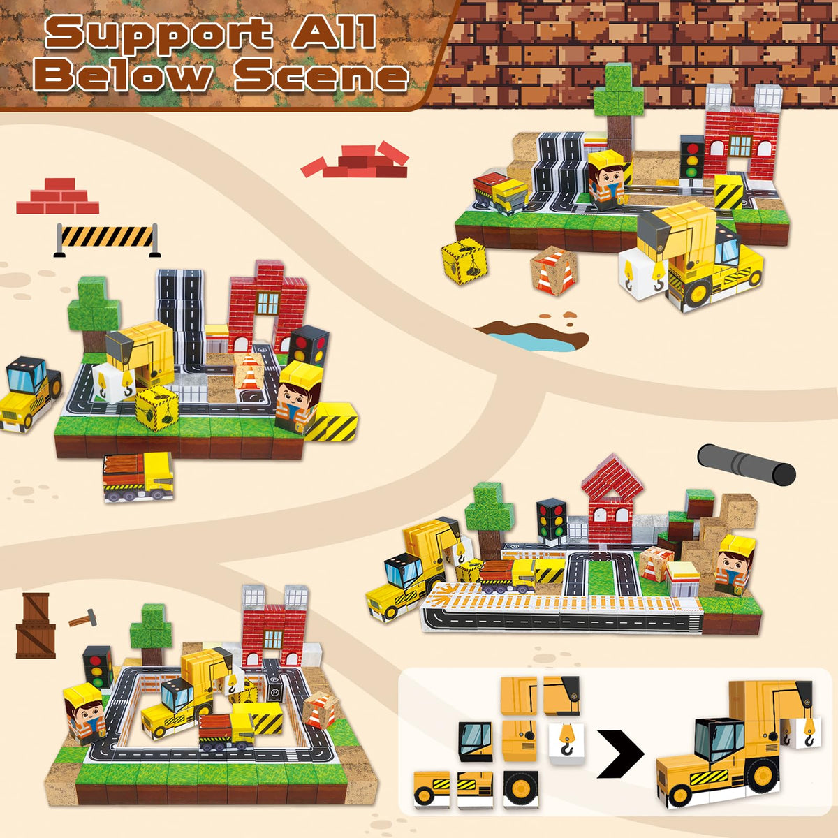 Annexfun road system with trains magnets encourages imaginative city-building scenarios