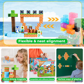 Annexfun STEM blocks image demonstrates building challenges that boost spatial thinking