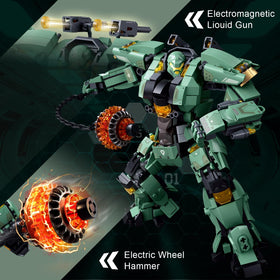 Annihilation Ranger mech armor and weapons enhance battle-ready appearance.