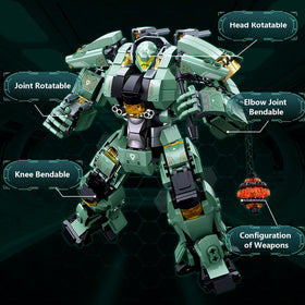 Annihilation Ranger mech detailed exterior highlights intricate armor and realism.