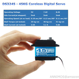 ANNIMOS DS3245SG waterproof IP67 design ideal for rugged RC applications
