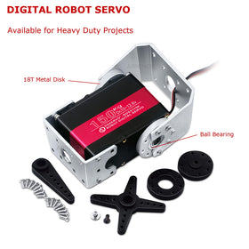 ANNIMOS heavy-duty servo steel gear close-up for durable performance