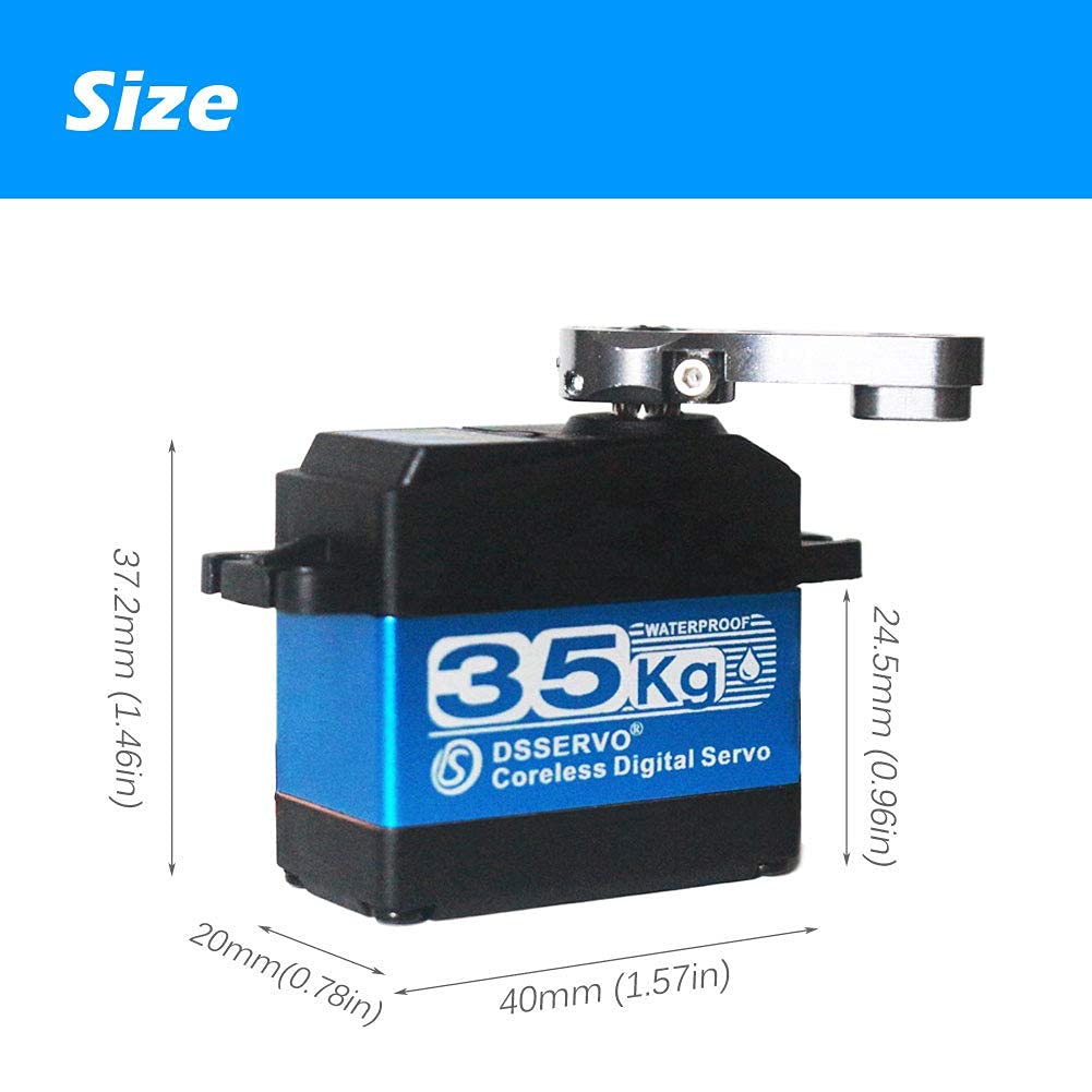 ANNIMOS PWM control servo enables precise angle and smooth operation.