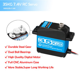 ANNIMOS-servo-ip67-waterproof-sealed performs in wet or dusty environments.