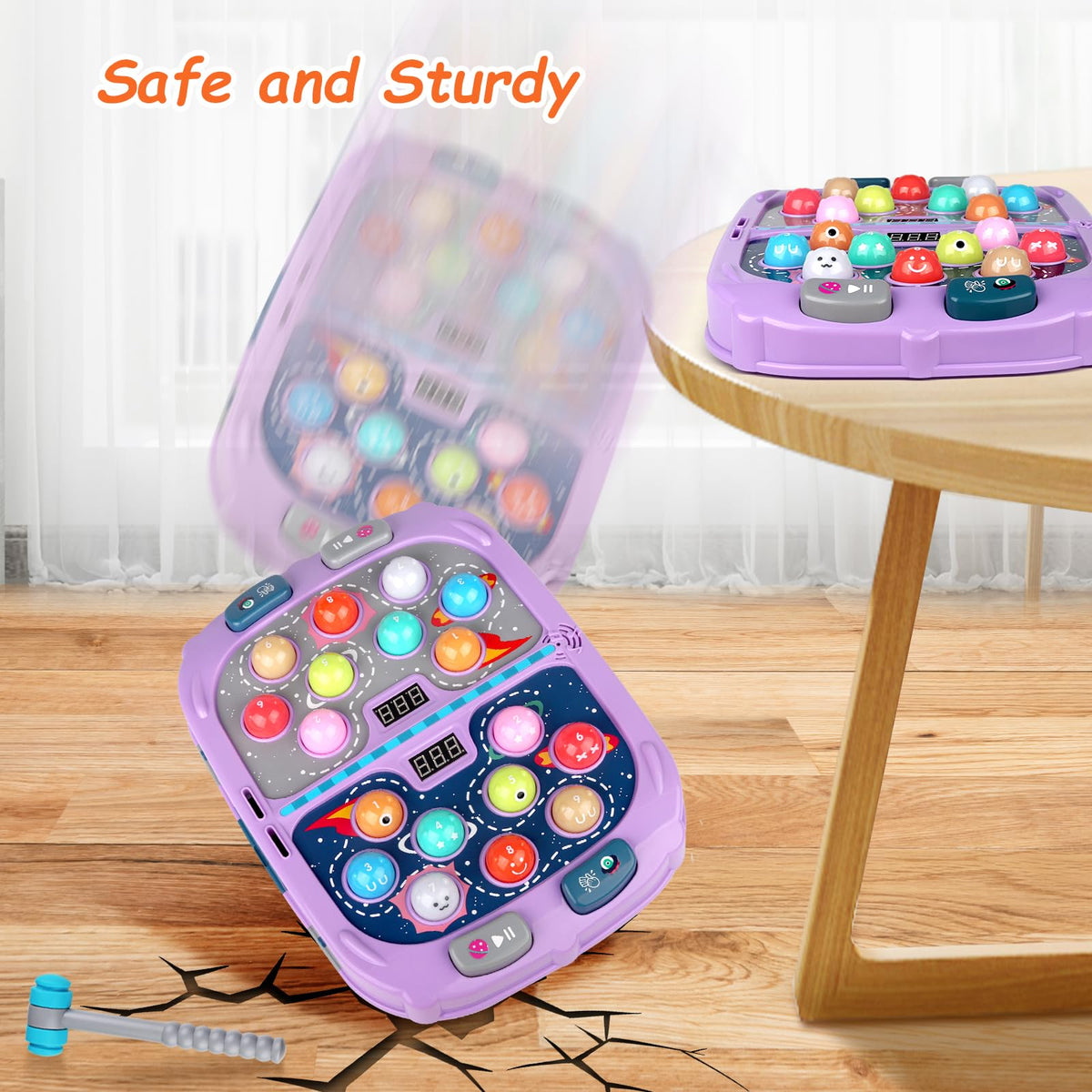 ANNKIE ABS plastic construction ensures durable, safe play