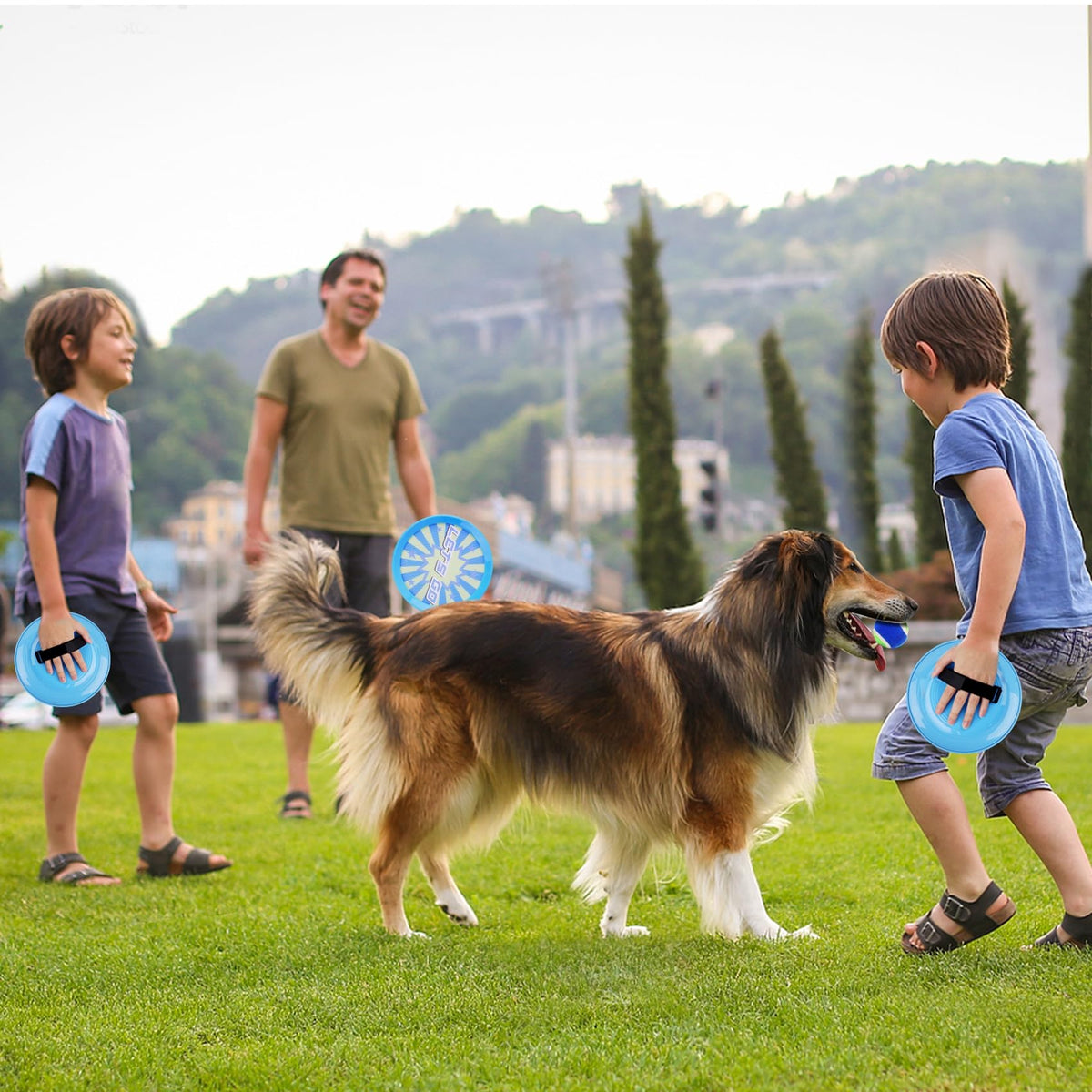 ANNKIE adjustable straps fit small and large hands for comfort.
