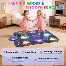 ANNKIE Dance Mat mode icons illustrating 5 gameplay options.