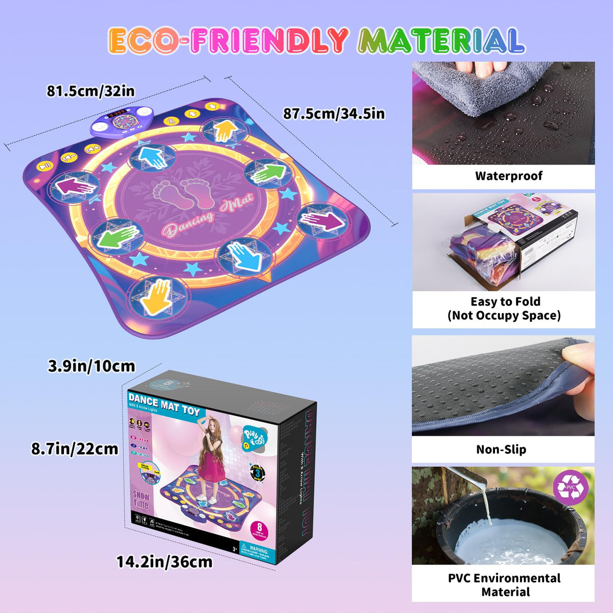 ANNKIE Dance Mat creates family fun with dancing kids and friends