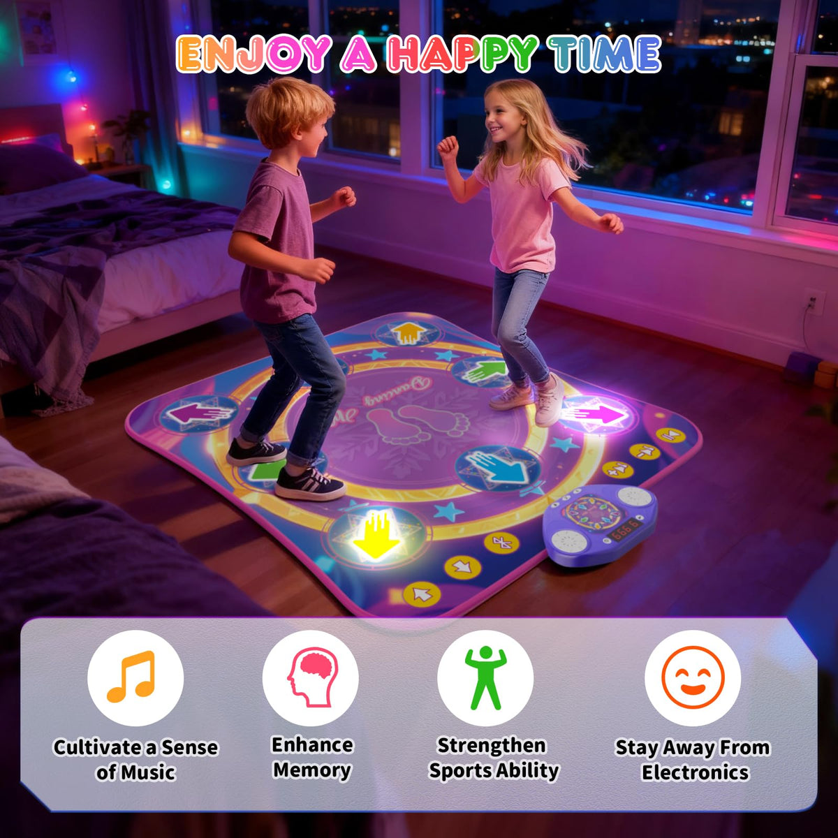 ANNKIE Dance Mat gift-ready pack for kids' birthdays and holidays
