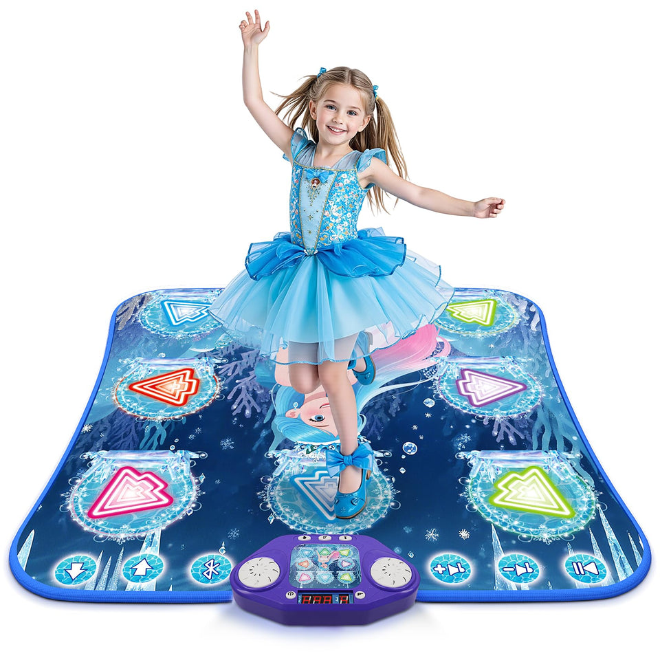 ANNKIE Dance Mat LED Buttons with colorful feedback for energetic playtime