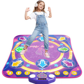 ANNKIE Dance Mat with light-up arrows enhances rhythm-driven play sessions