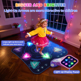 Safety-focused ANNKIE Dance Mat with non-slip bottom for stability.