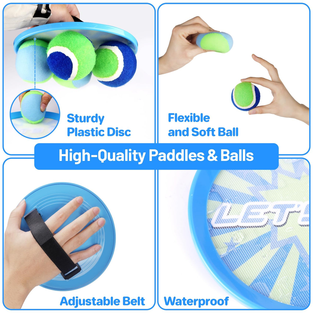 ANNKIE Toss and Catch balls ready for easy catching and play.