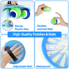 ANNKIE Toss and Catch balls ready for easy catching and play.
